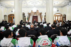 مراسم تجلیل از قهرمانان و مدال آوران رقابتهای پارالمپیک با حضور رییس مجلس شورای اسلامی